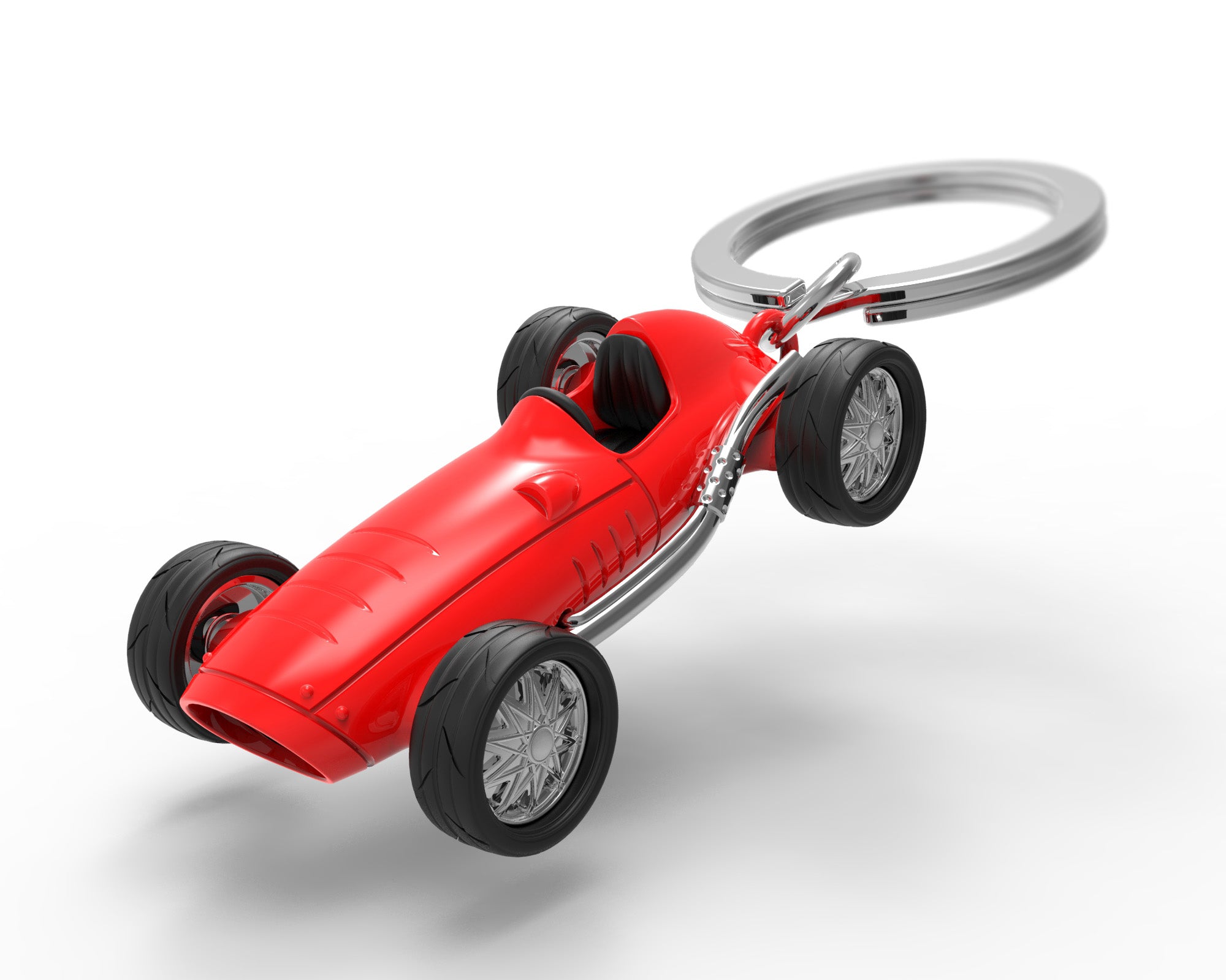 キーホルダー・キーリング LMORPHOSE Keyring Classic Racing Car RedRed Metalmorphose 3D VINTAGE RACER CAR KEYRING– Metalmorphose US